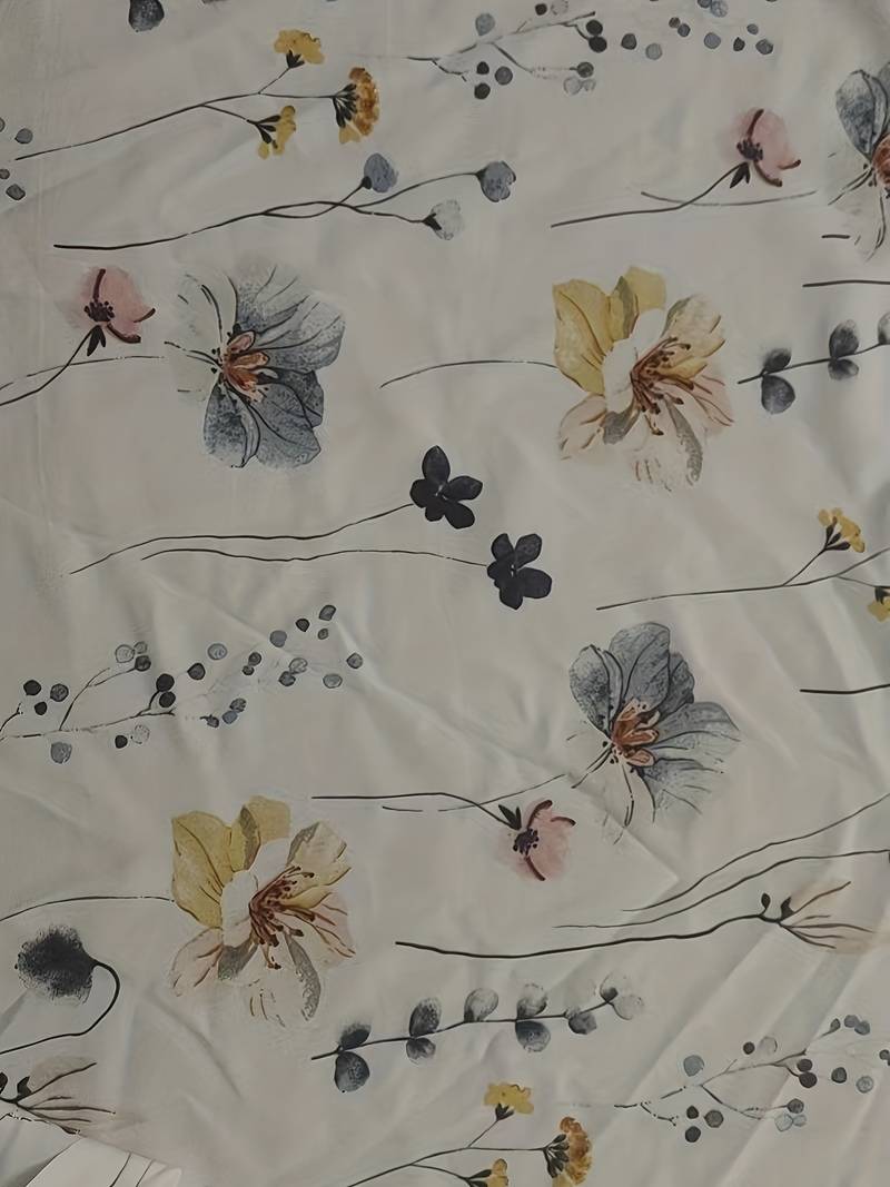 Karina Damenbluse - Elegante Blumenbluse für Frühling, Leicht & Atmungsaktiv, Vielseitige Blusen für Damen-5