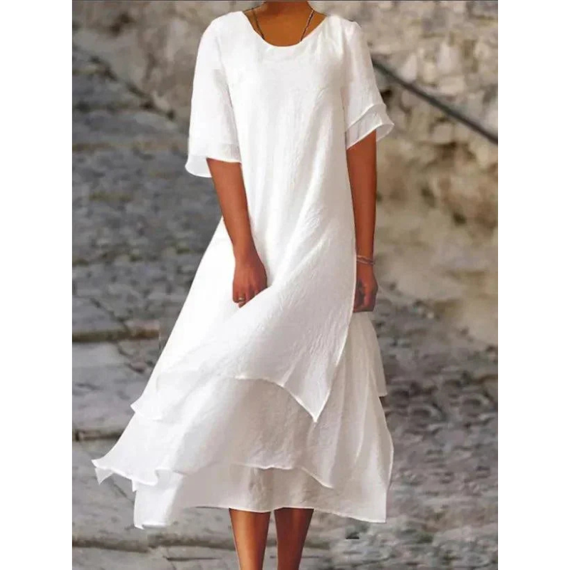 Anna Elegantes Damenkleid Midi für Hochzeitsgast | Festliche Kleider für Jeden Anlass-2