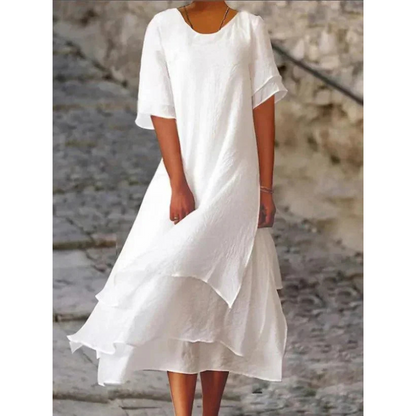 Anna Elegantes Damenkleid Midi für Hochzeitsgast | Festliche Kleider für Jeden Anlass-2