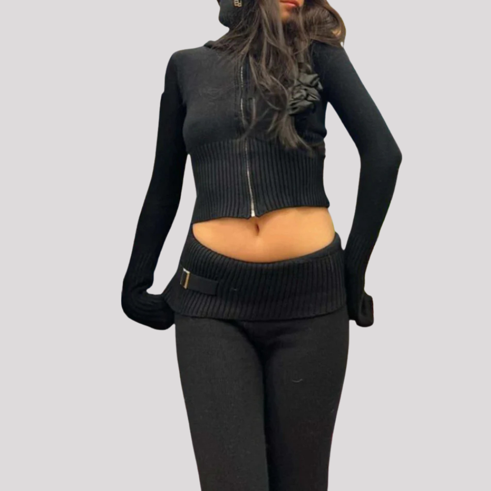 ILAYDA – 2-teiliges Damen Set aus Feinstrick