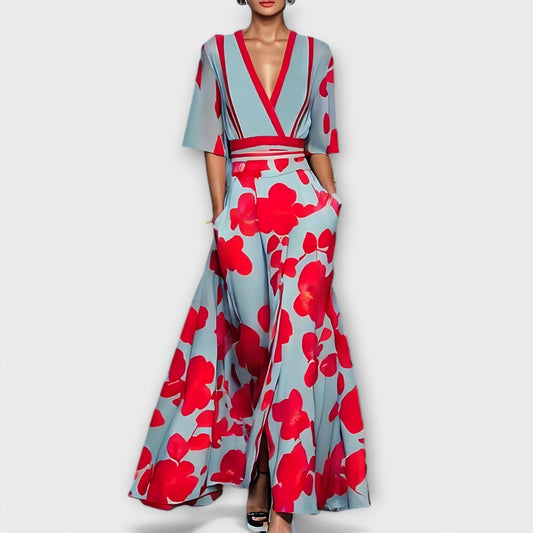 Lola - Festliches Damenkleid Mit Modernen Ärmeln Für Hochzeitsgast Und Besondere Anlässe-1