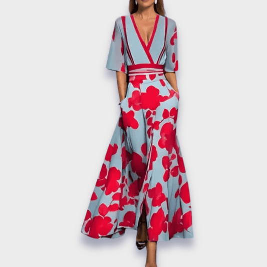 Emma | Elegantes Damenkleid aus Premium-Stoff für Hochzeitsgäste, Festliche Kleider, Stilvoll und Bequem-1