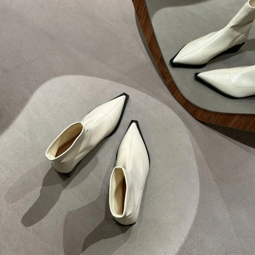 Variant image for Anna Elegante Damen Stiefeletten Schwarz Mit Spitz-Zehen-Design – Stilvolle Schuhe Für Büro Und Freizeit-9