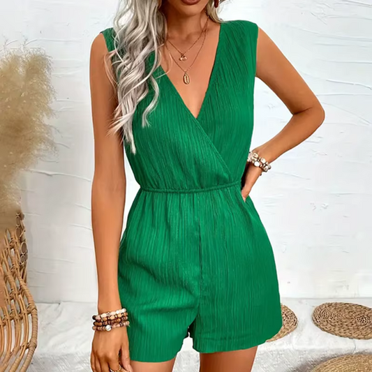 GERALDINE – Damen Jumpsuit mit Wickeloptik