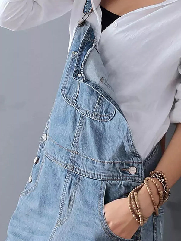 Emma - Latzhose Damen Jeans Mit Rückensplit, Casual Fit, 100% Denim, Vielseitig Kombinierbar-6