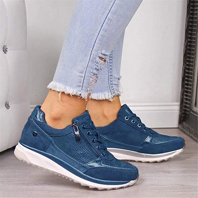 Anna Atmungsaktive Damen Sneakers – Bequeme On Schuhe Damen mit Anti-Rutsch-Sohle für den Sommer-3