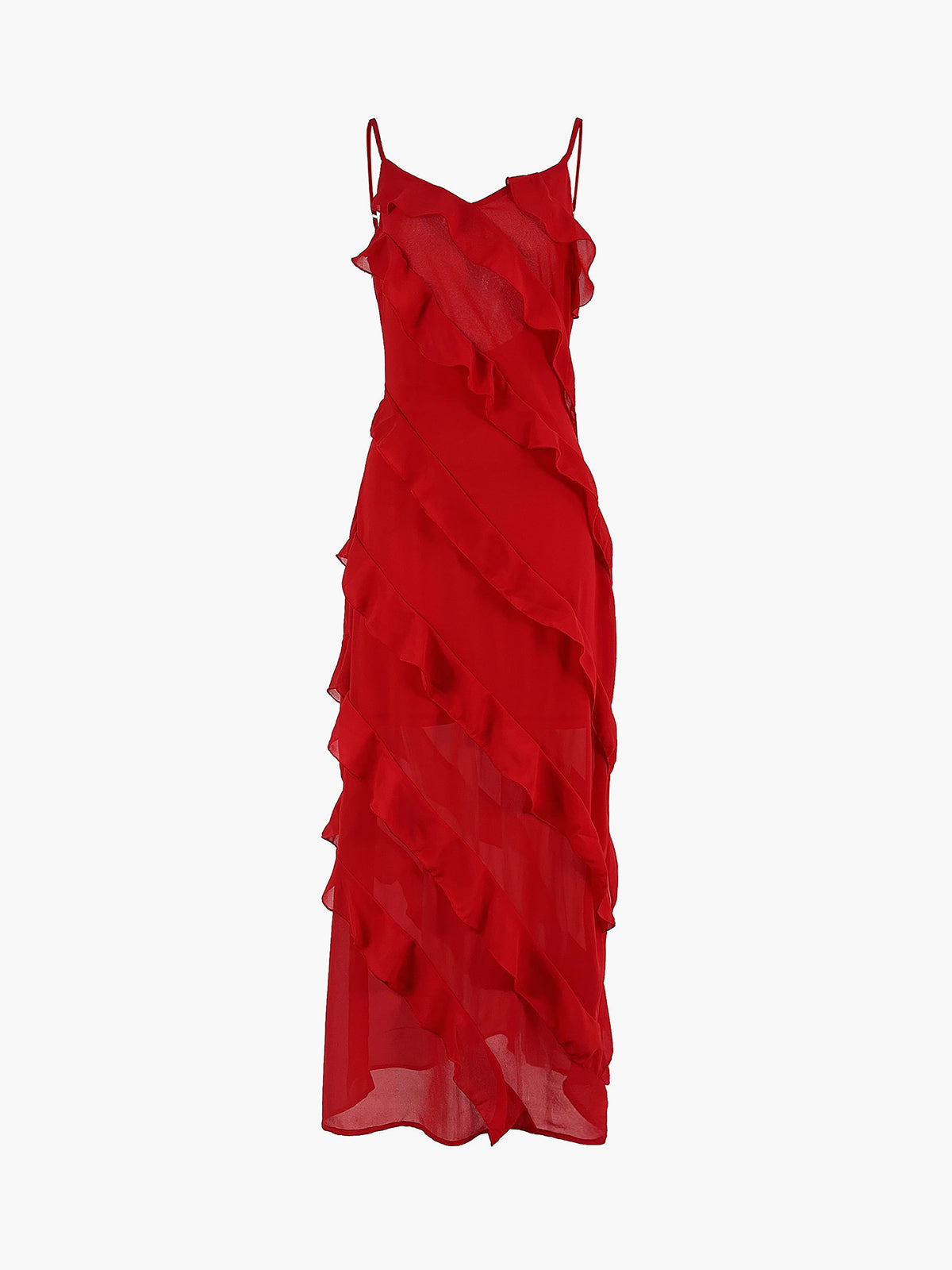 Monique™ | Elegantes Damenkleid mit Rüschen für Hochzeitsgast und Festliche Anlässe - Vielseitige Kleider Damen-3