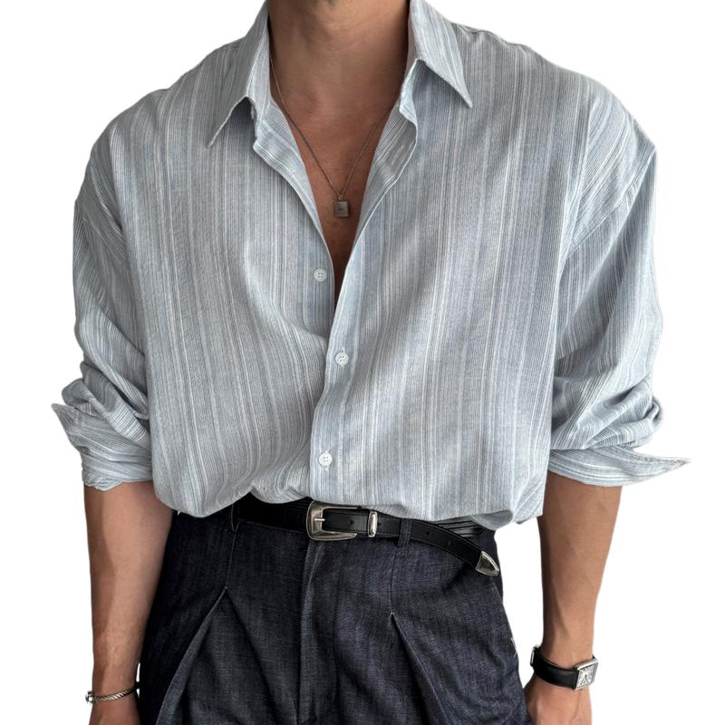 Max: Lässiges Herrenhemd Langarm – Vintage-Stil Hemd für Herren, Bequeme Passform, Ideal für Smarte Anlässe-2