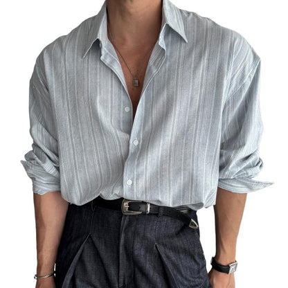 Max: Lässiges Herrenhemd Langarm – Vintage-Stil Hemd für Herren, Bequeme Passform, Ideal für Smarte Anlässe-2