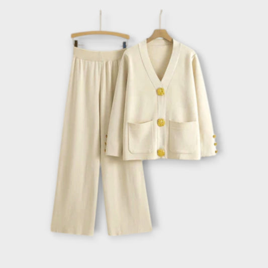 Anna - Elegantes Damen Set Aus Hochwertigem Stoff - Schwarz, Figurbetont, Vielseitig Für Alltag Und Besondere Anlässe-1