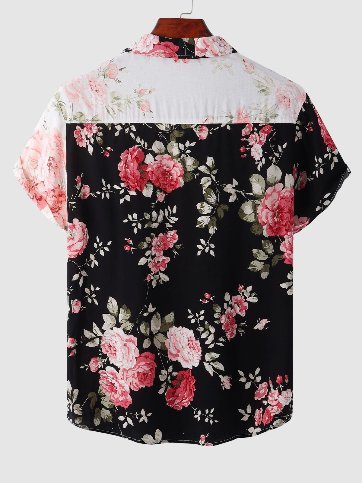 Max: Blumen Herrenhemd Kurzarm - Bedrucktes Sommer Hemd für Herren-3