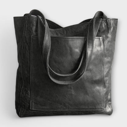 Léora - Elegante Schultertasche Damen Schwarz - Praktisch Für Alltag Und Büro-6