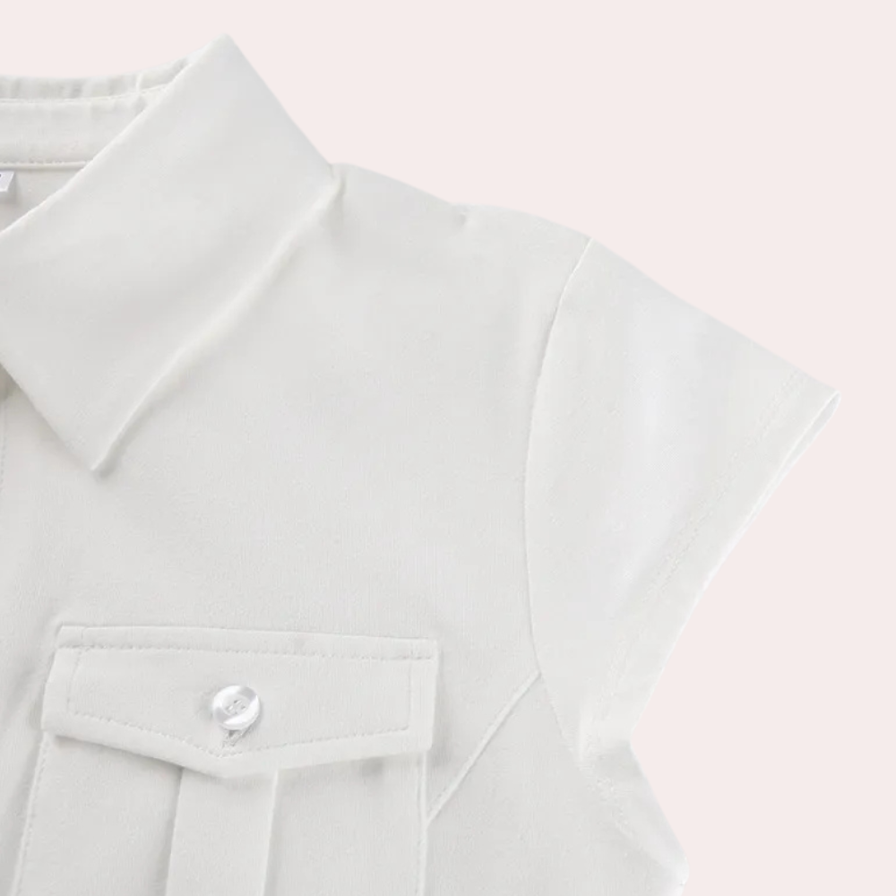Annika - Zeitlose Weiße Bluse Damen, Vielseitige Bluse für Elegante Outfits, Damenbluse in S, M, L, XL-6