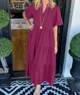 Annette™ | Elegantes Schwarzes Maxikleid für Damen – Luftiges Sommerkleid für Jeden Anlass-5