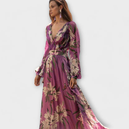 Anna's Elegantes Maxikleid für Damen – Festliche Lange Kleider für Besondere Anlässe-3