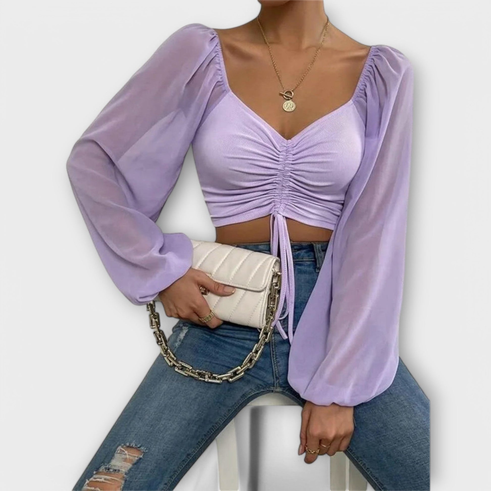 Variant image for Anna - Elegante Damen Abendbluse Für Besondere Anlässe - Komfortabel & Vielseitig - S, M, L, XL-22