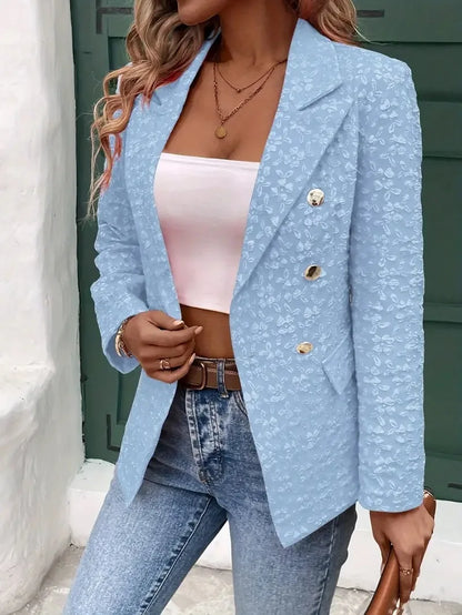 Tessa - Eleganter Damenblazer Im Vintage-Stil, Doppelt, Lange Passform, Vielseitig Kombinierbar-2