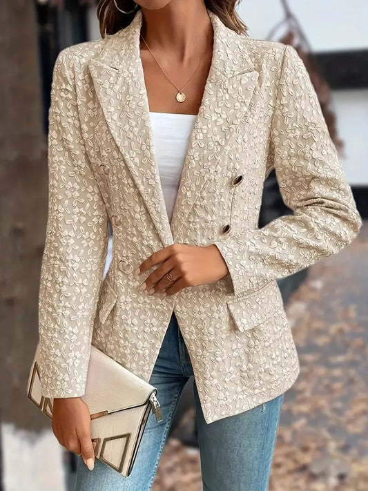 Tessa - Eleganter Damenblazer Im Vintage-Stil, Doppelt, Lange Passform, Vielseitig Kombinierbar-1