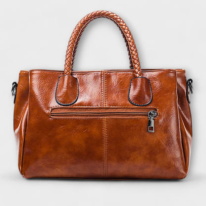 Léora - Elegante Damen Handtasche Schwarz - Stilvolle Duffelbag für Alltag und Beruf-5