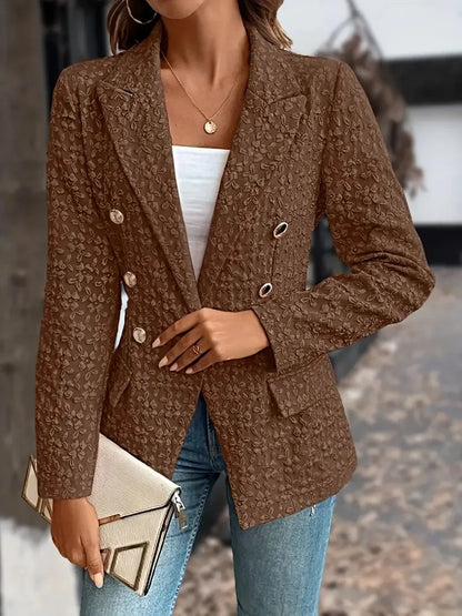 Tessa - Eleganter Damenblazer Im Vintage-Stil, Doppelt, Lange Passform, Vielseitig Kombinierbar-5