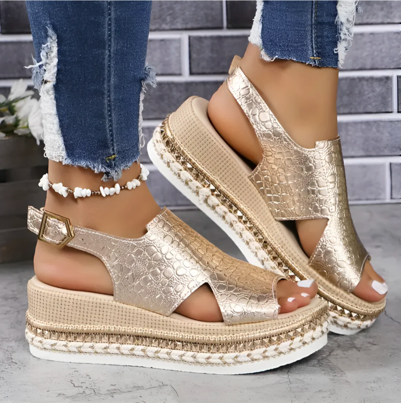 Anna's Orthopädische Sandalen Damen - Komfortable Sommerschuhe Für Freizeit Und Wanderungen-2