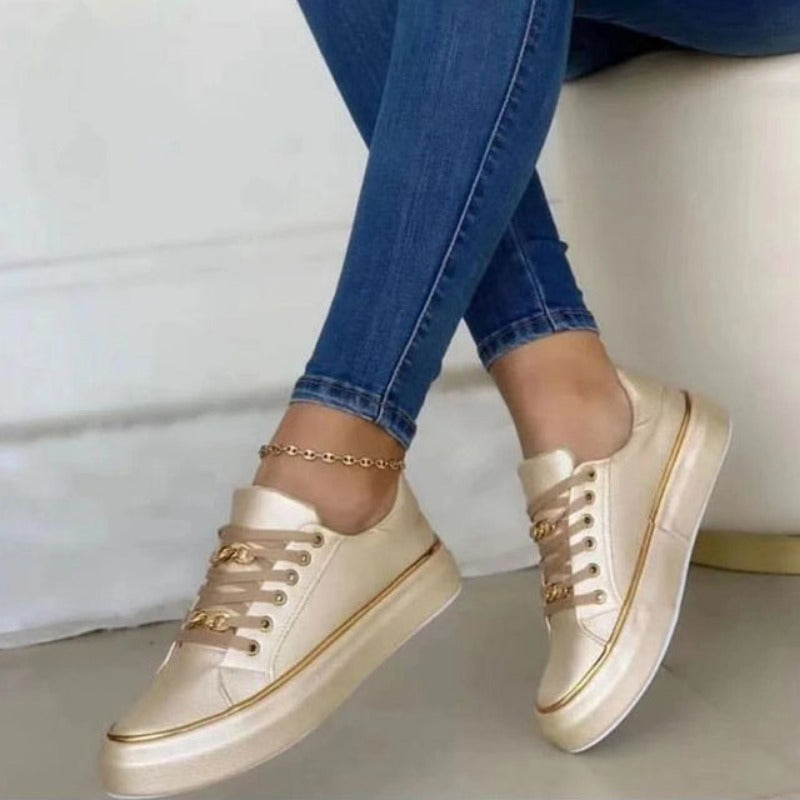 Mia Damen Sneakers | Lässige Reinschlüpf-Schuhe für Alltag und Freizeit-5