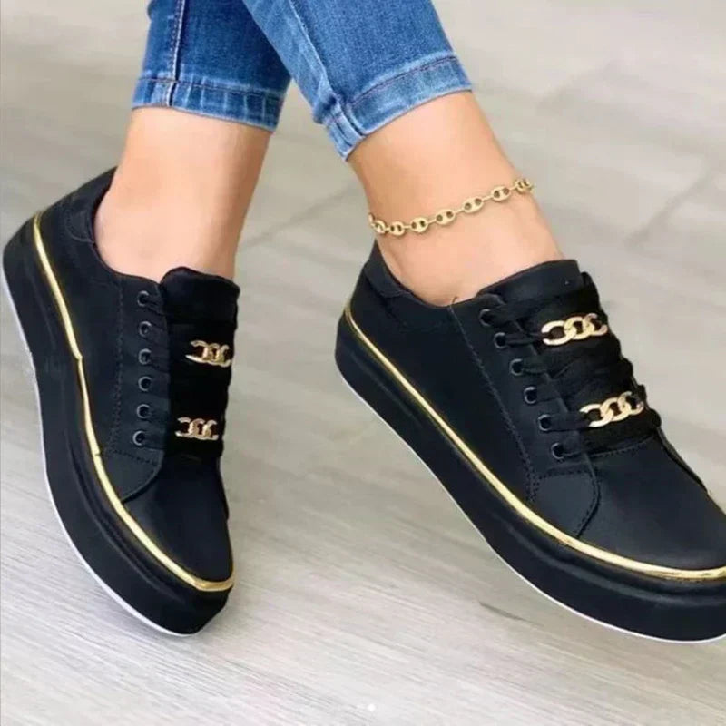 Mia Damen Sneakers | Lässige Reinschlüpf-Schuhe für Alltag und Freizeit-3