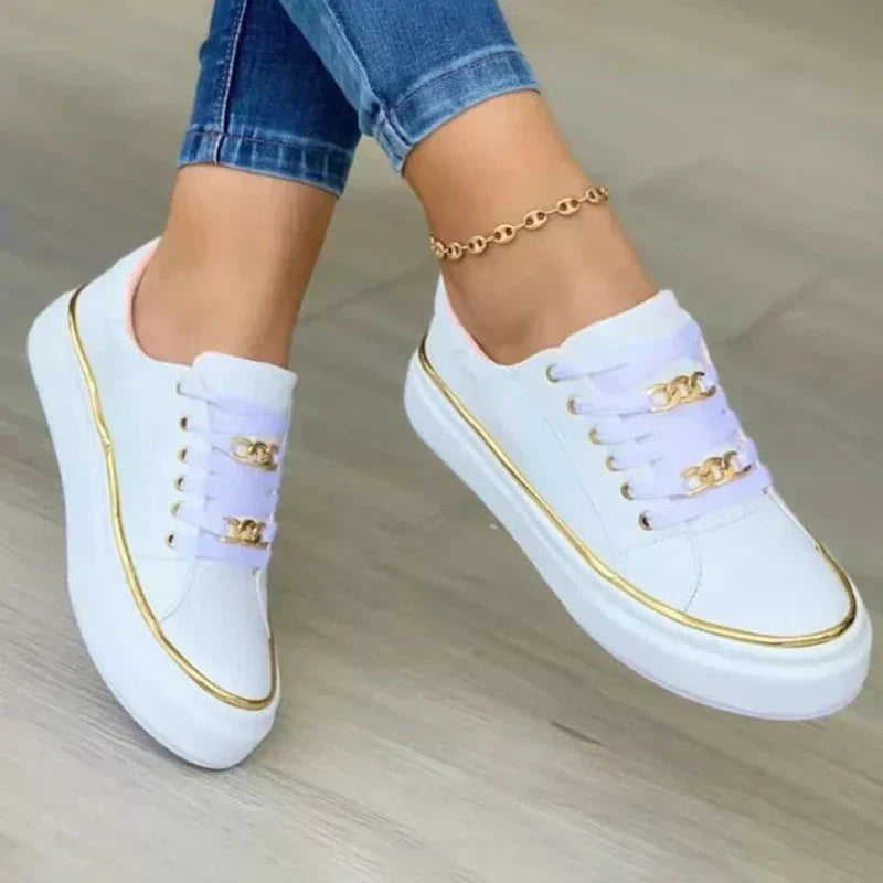Mia Damen Sneakers | Lässige Reinschlüpf-Schuhe für Alltag und Freizeit-4