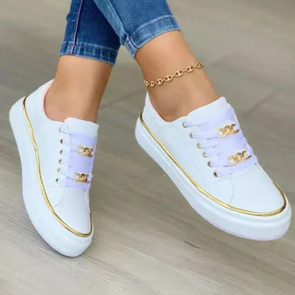 Mia Damen Sneakers | Lässige Reinschlüpf-Schuhe für Alltag und Freizeit-4