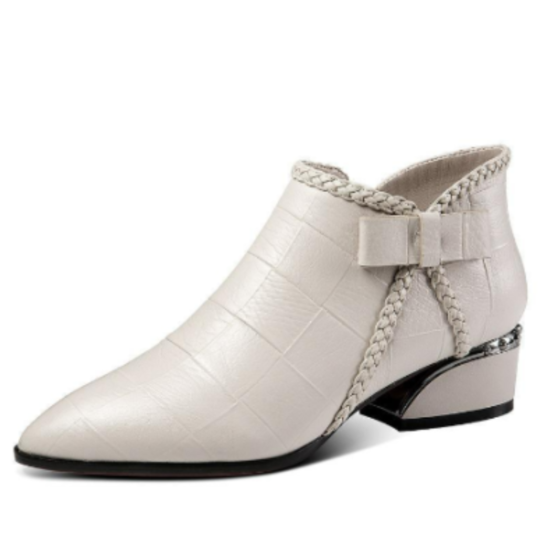 Variant image for Anna's Elegante Knöchelhohe Schuhe für Damen – Niedriger Absatz, Komfortabel, Vielseitig für Alltag und Büro-9