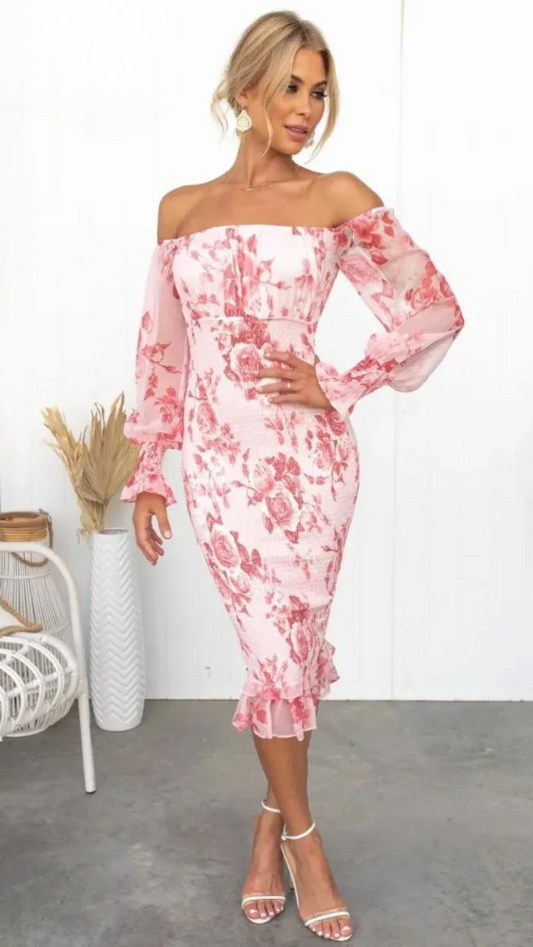 Variant image for Anna's Elegantes Midi-Kleid für Damen - Festliches Kleid Hochzeitsgast, Vielseitige Kleider für Besondere Anlässe-1