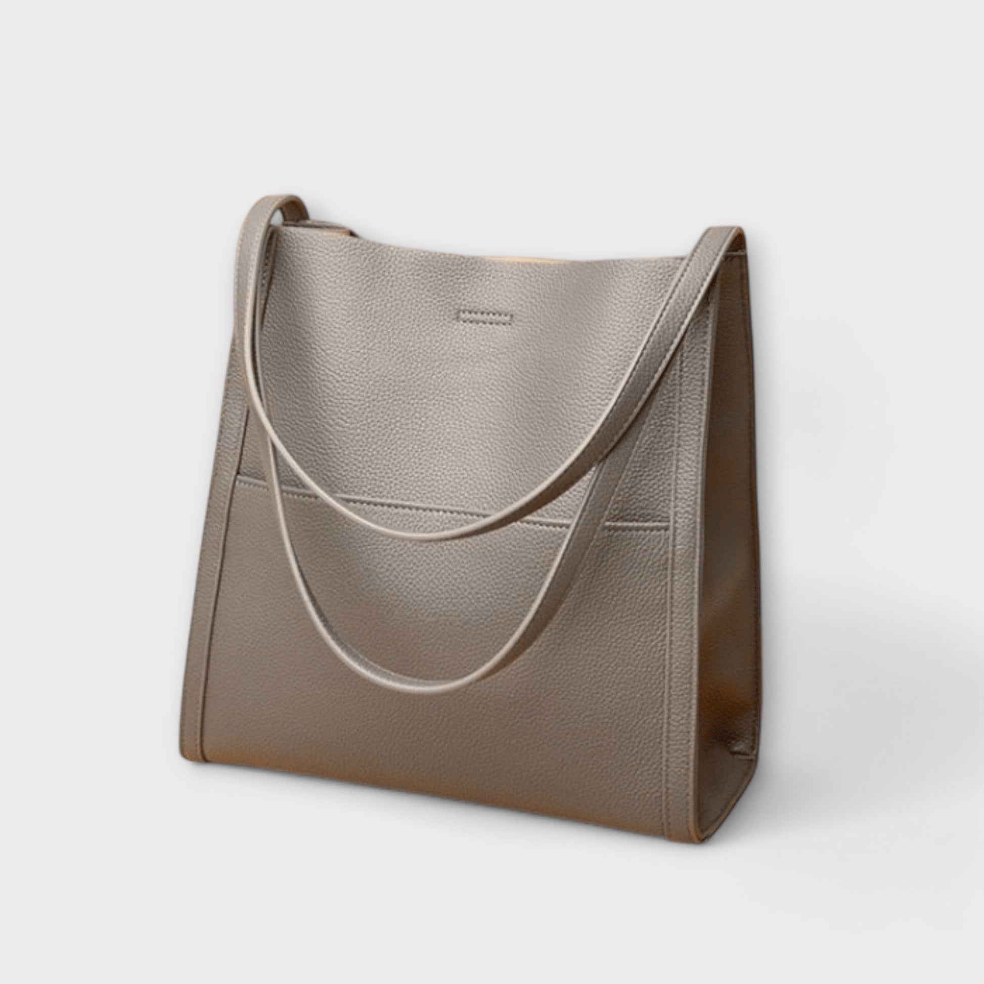 Léora - Handgefertigte Schwarze Ledertasche Damen, Elegante Shopper aus Leder für Alltag und Büro-6