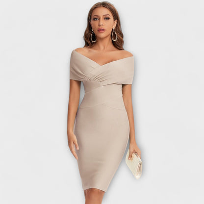 Variant image for Anna - Festliches V-Ausschnitt Damenkleid in Grün, Elegantes Kleid für Damen, Perfekt für Partys und besondere Anlässe-7