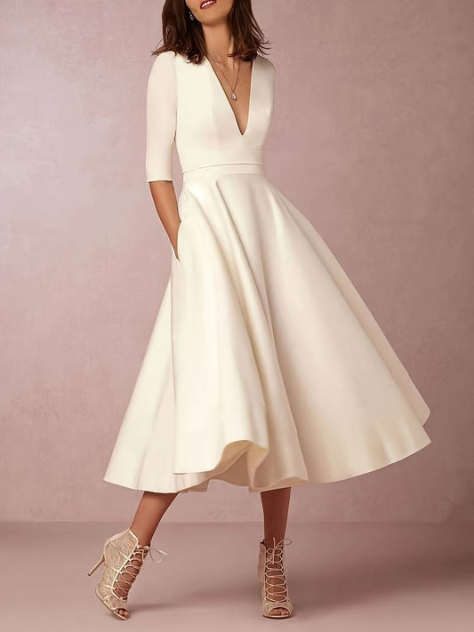 Anna - Elegantes Damenkleid In Luftiger Baumwollmischung Für Sommerliche Anlässe-1
