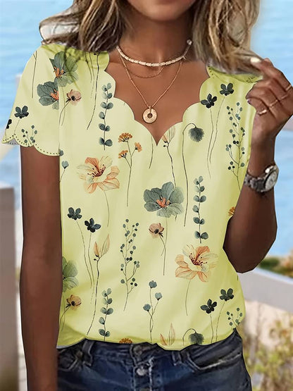 Variant image for Karina Damenbluse - Elegante Blumenbluse für Frühling, Leicht & Atmungsaktiv, Vielseitige Blusen für Damen-41