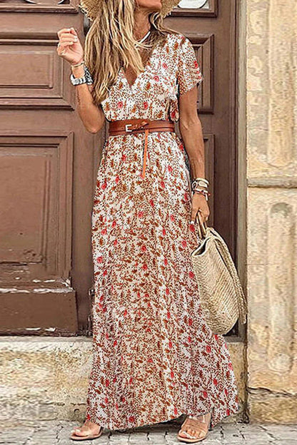 Dorothea™ Boho-Kleid Damen - Fließendes Damenskleid mit Bauchabdeckung im Verspielten Paisley-Druck - Bequem & Stylisch-4