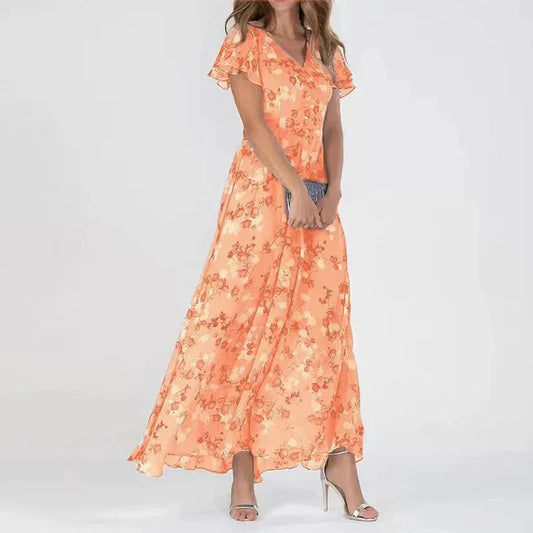 Viola™ Buntes Damenkleid – Leichtes Maxikleid für Sommer, Atmungsaktives Material, Ideal für Gartenpartys und Strandbesuche-1