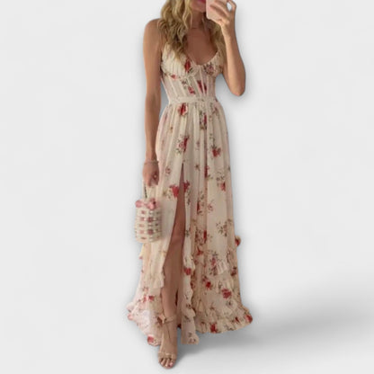 Variant image for Hazel - Elegantes Damenkleid Mit Blumenmuster Für Festliche Anlässe-4