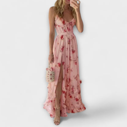 Variant image for Hazel - Elegantes Damenkleid Mit Blumenmuster Für Festliche Anlässe-5