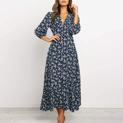 Variant image for Sophie - Elegantes Maxikleid Sommer Für Damen - Fließendes Lange Kleid Festlich In Hochwertigem Stoff-1