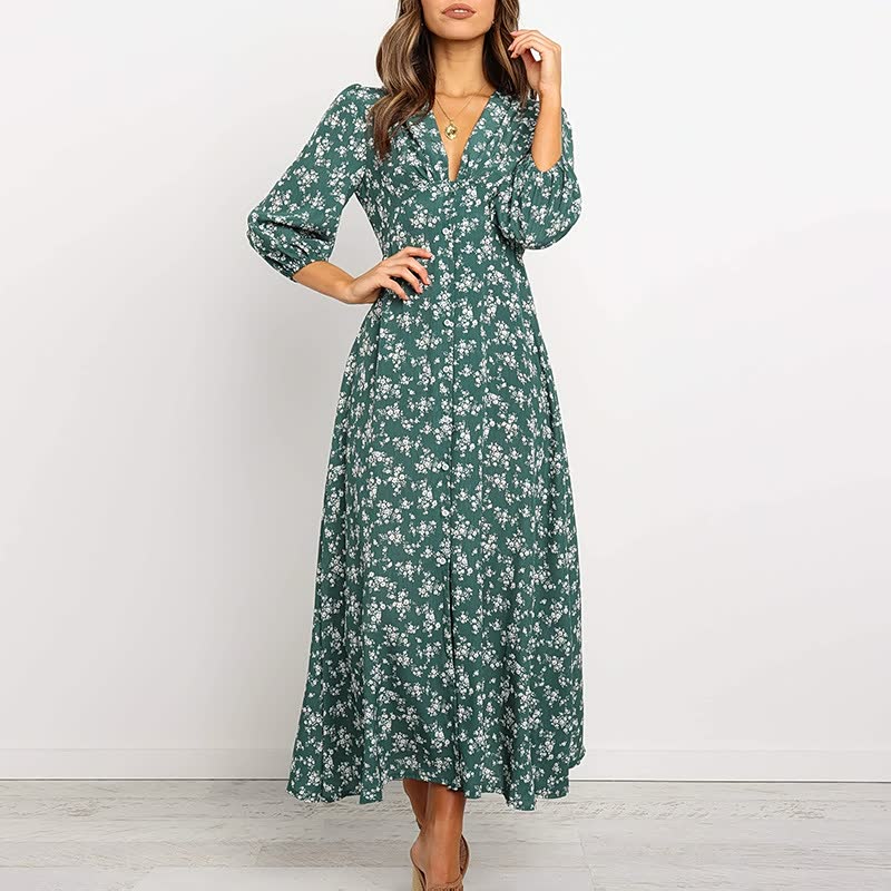 Variant image for Sophie - Elegantes Maxikleid Sommer Für Damen - Fließendes Lange Kleid Festlich In Hochwertigem Stoff-5