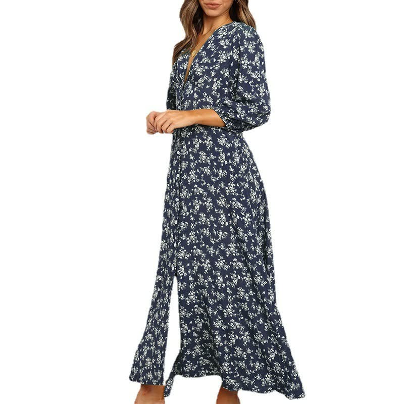 Sophie - Elegantes Maxikleid Sommer Für Damen - Fließendes Lange Kleid Festlich In Hochwertigem Stoff-2