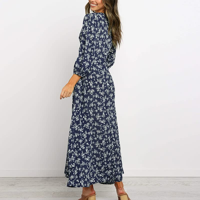 Sophie - Elegantes Maxikleid Sommer Für Damen - Fließendes Lange Kleid Festlich In Hochwertigem Stoff-3