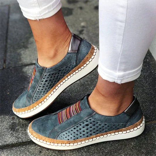Anna's Bequeme Orthopädische Schlupfschuhe Damen - Stilvolle Hausschuhe für Komfort Zuhause-1