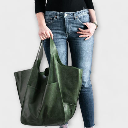 Variant image for Léora - Elegante Handtasche Damen Schwarz - Oversize Weekender-Tasche aus PU-Leder für Alltag und Reisen-3