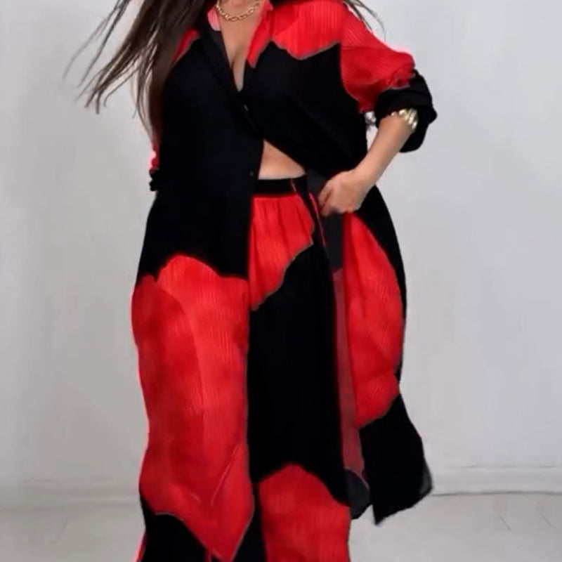 Max: Damen Set Aus Langen Hemd Und Bequemen Hosen Im Twin Set Stil - Perfekt Für Entspannte Tage-3